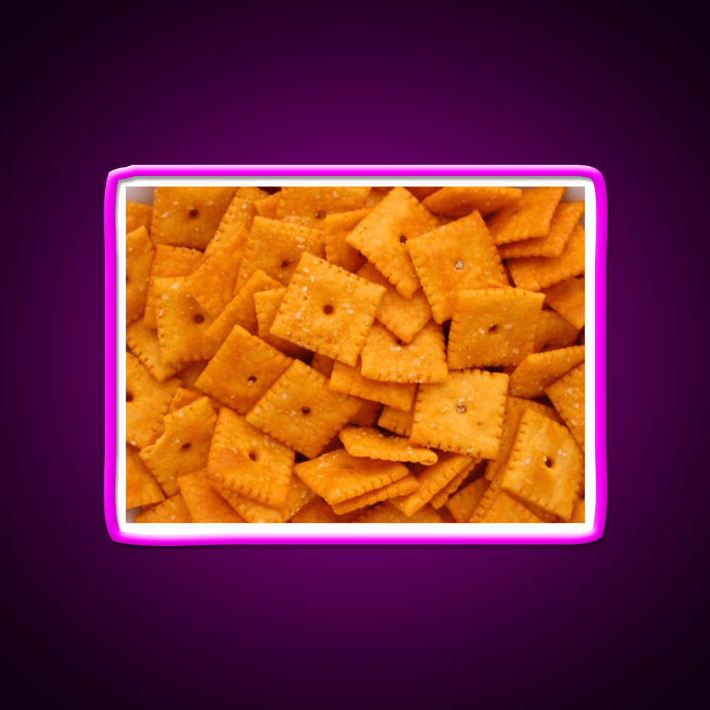 Cheez Its Snack Food Led Neon Sign Rgb Color - Shineneon