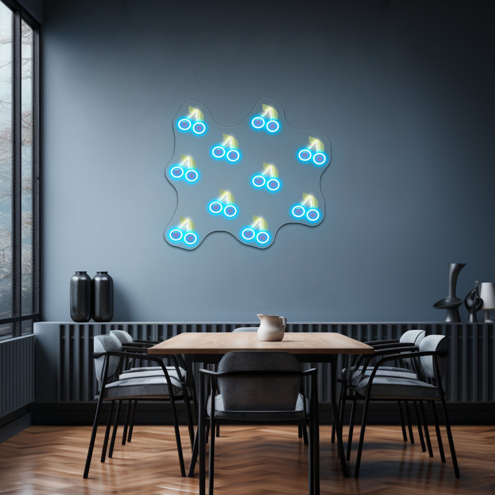 Cherries Artwork Business Neon Sign