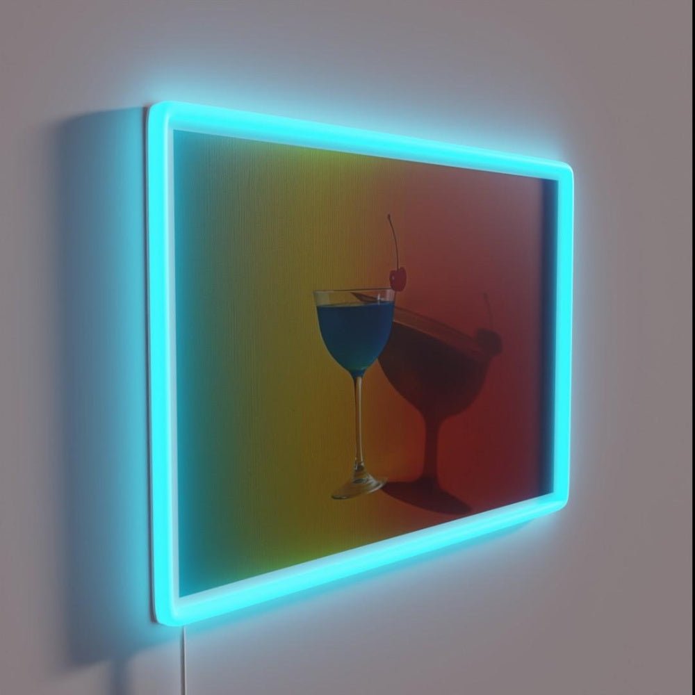 Cherry Martini Rgb Led Neon Sign Bar Art - Shineneon