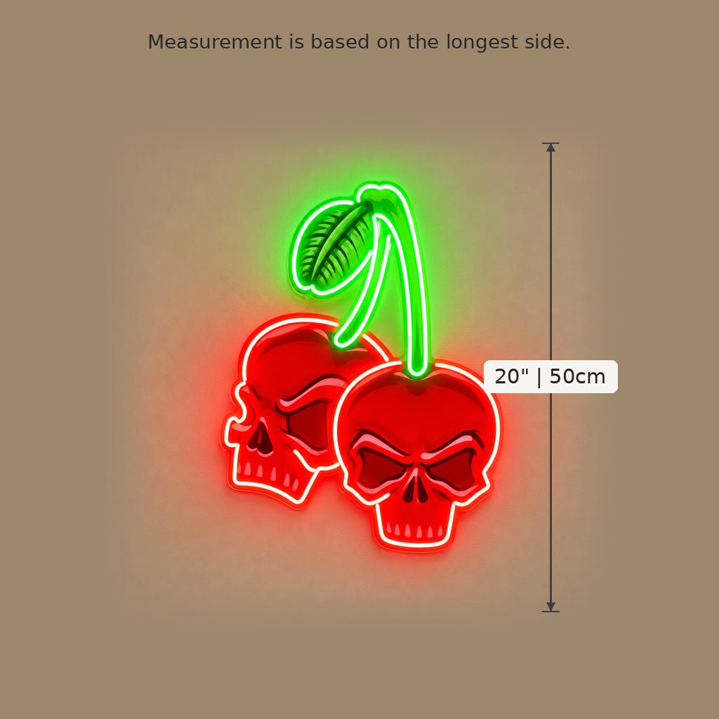 Cherry Skull LED Neon Sign - Shineneon