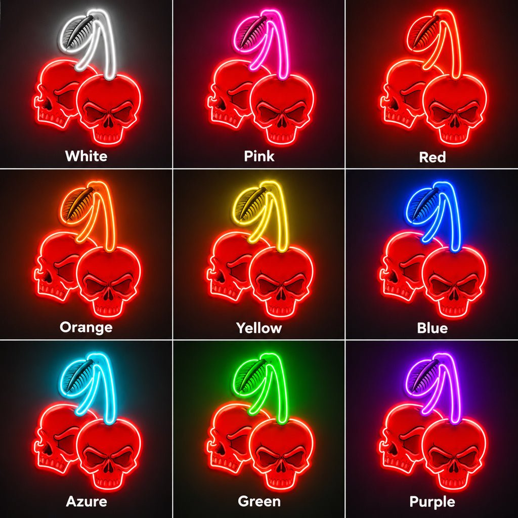 Cherry Skull LED Neon Sign - Shineneon