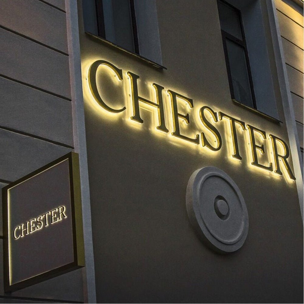 Chester 3D Backlit Channel Letters Led Light Sign - Shineneon