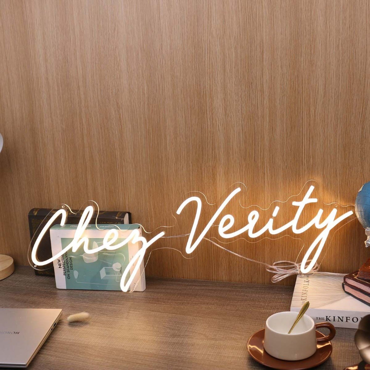 Chez Verity Yellow Led Neon Sign - Shineneon