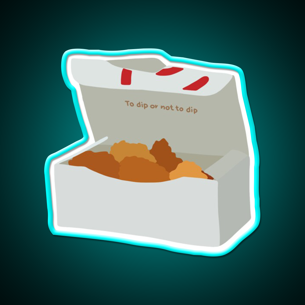 Chick Fil A Chicken Nuggets Fast Food Led Neon Sign For Burger Place Rgb Color