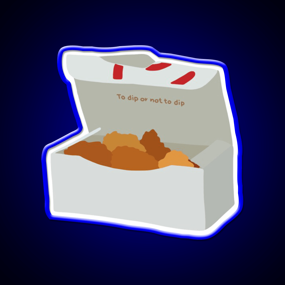 Chick Fil A Chicken Nuggets Fast Food Led Neon Sign For Burger Place Rgb Color - Shineneon