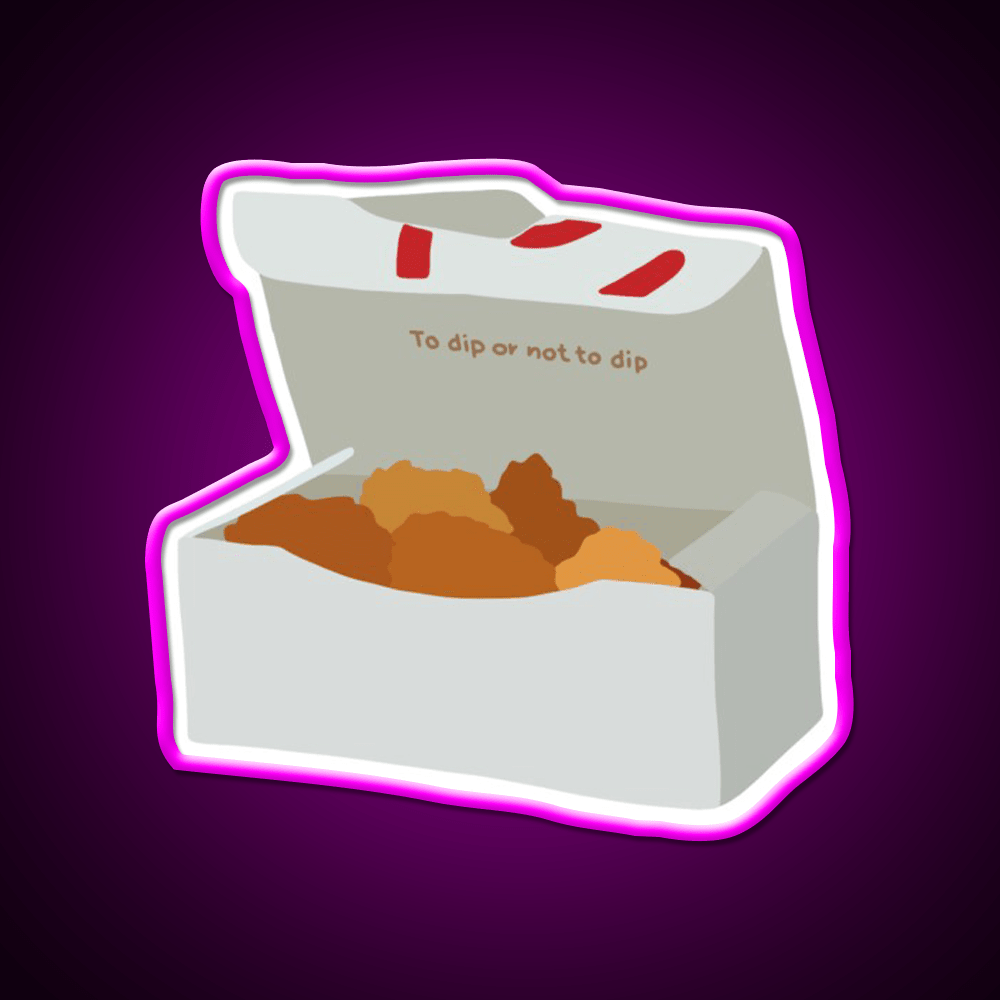 Chick Fil A Chicken Nuggets Fast Food Led Neon Sign For Burger Place Rgb Color - Shineneon