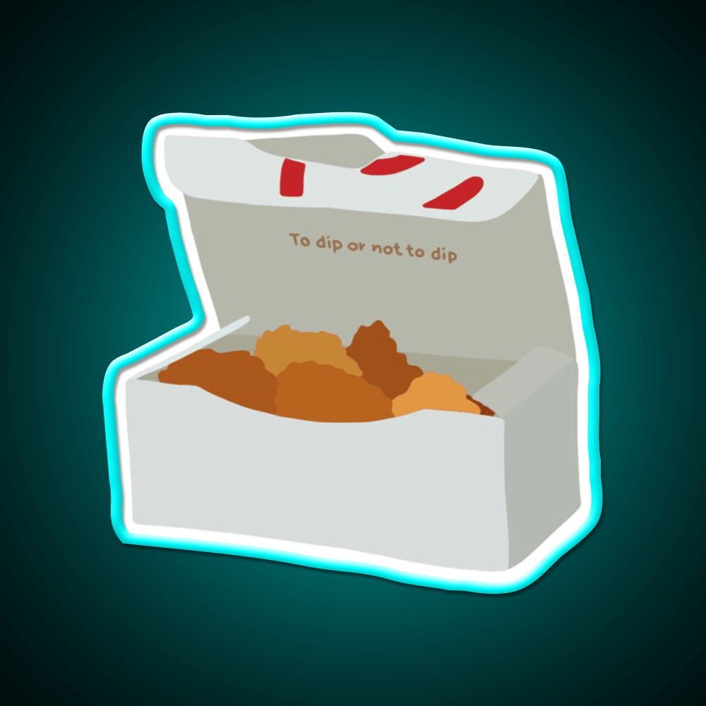 Chick Fil A Chicken Nuggets Fast Food Led Neon Sign For Burger Place Rgb Color - Shineneon