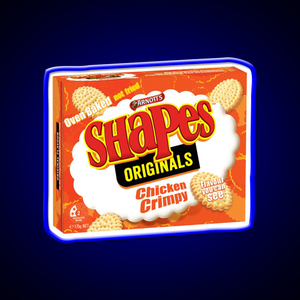 Chicken Crimpy Shapes Snack Food Led Neon Sign Rgb Color - Shineneon