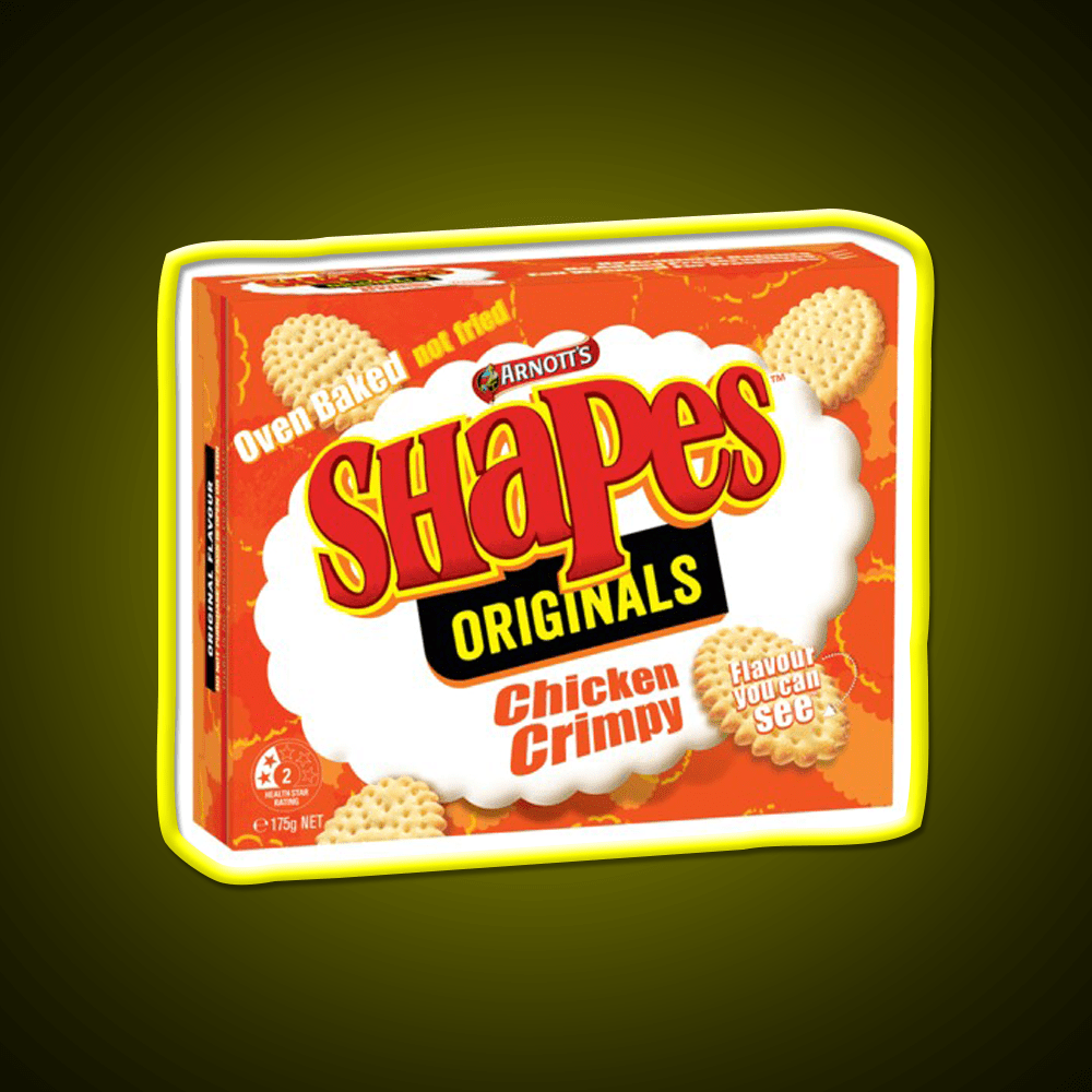 Chicken Crimpy Shapes Snack Food Led Neon Sign Rgb Color - Shineneon