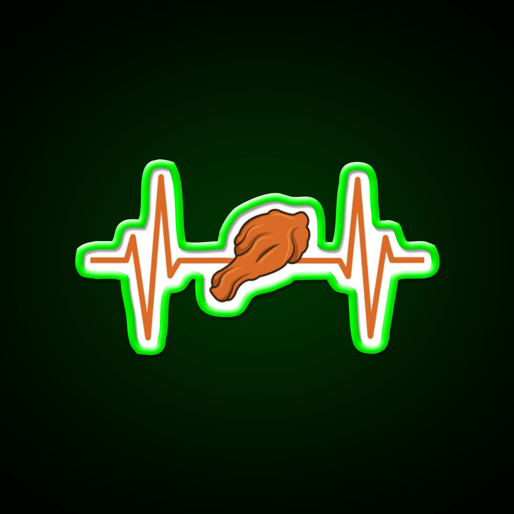 Chicken Wings Fast Food Led Neon Sign For Burger Place Rgb Color - Shineneon