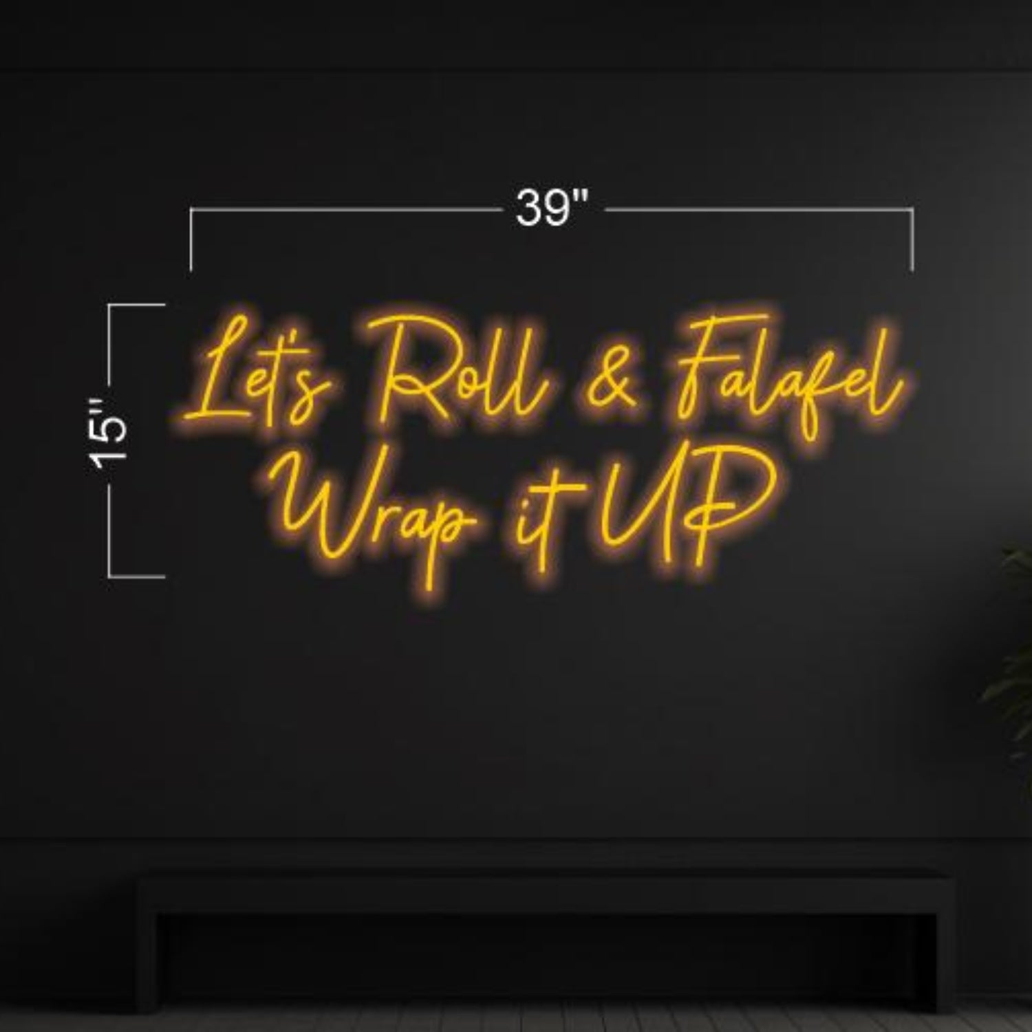 Chickpea Papi Roll Falafel Wrap Led Neon Sign For Restaurant Decor | Shineneon