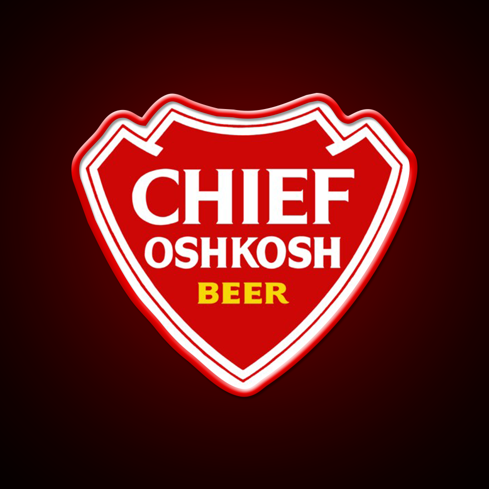 Chief Oshkosh 1970S Arrowhead Design Beer Bar Decor Led Neon Sign Rgb Color - LED neon sign view 10