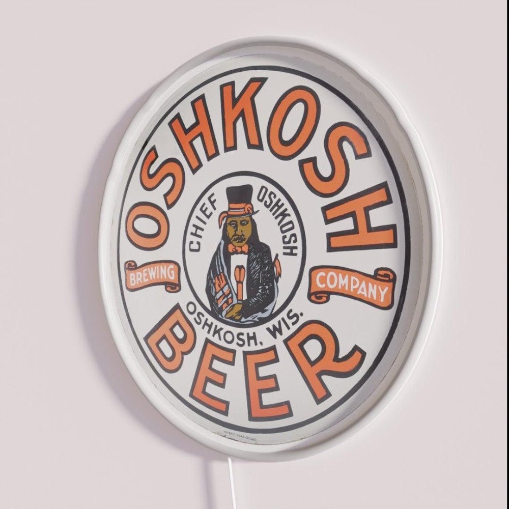 Chief Oshkosh Beer Sign Design Rgb Led Neon Sign - Shineneon