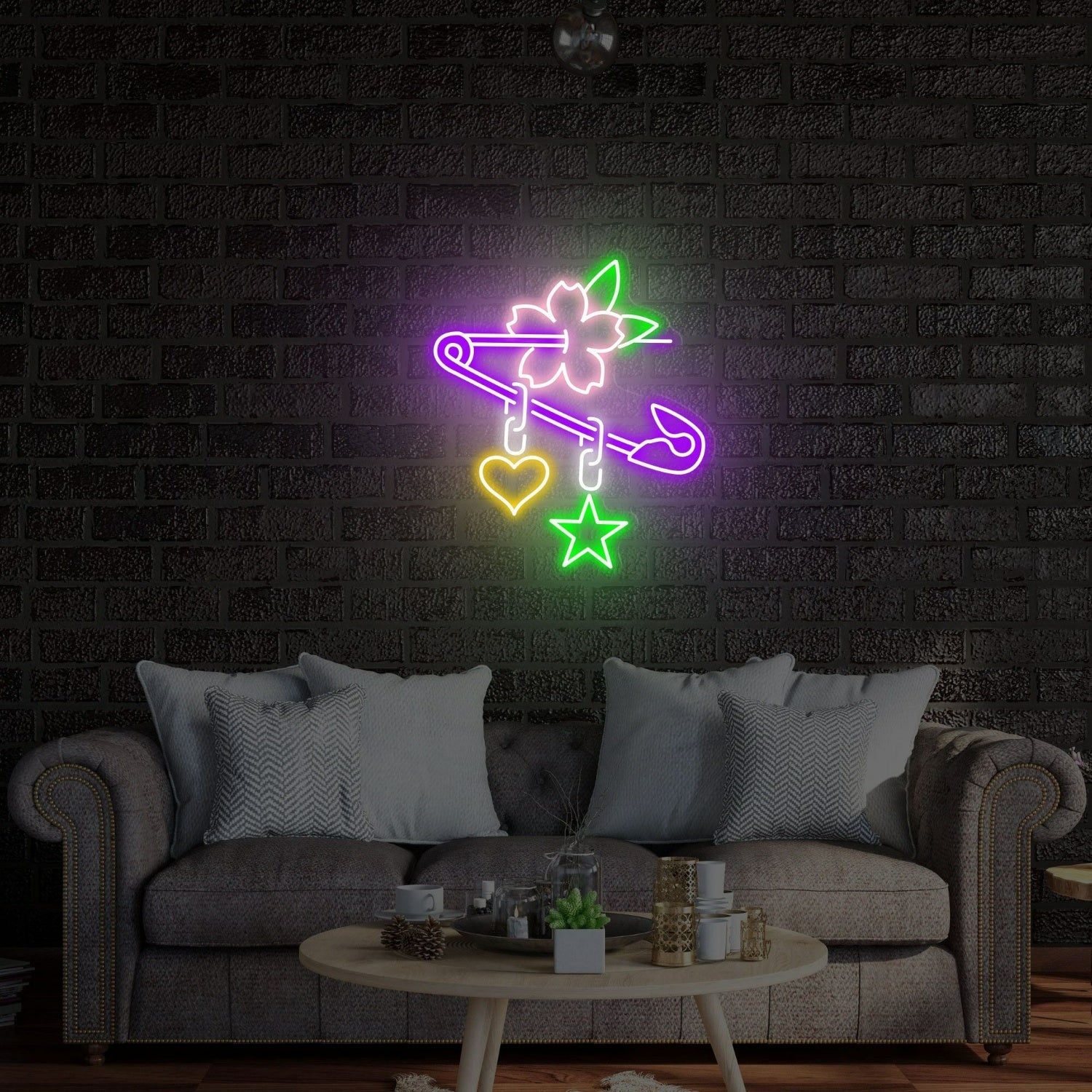 Childs Birthday Bash Spongebob Flower In Fob Led Neon Sign - Shineneon