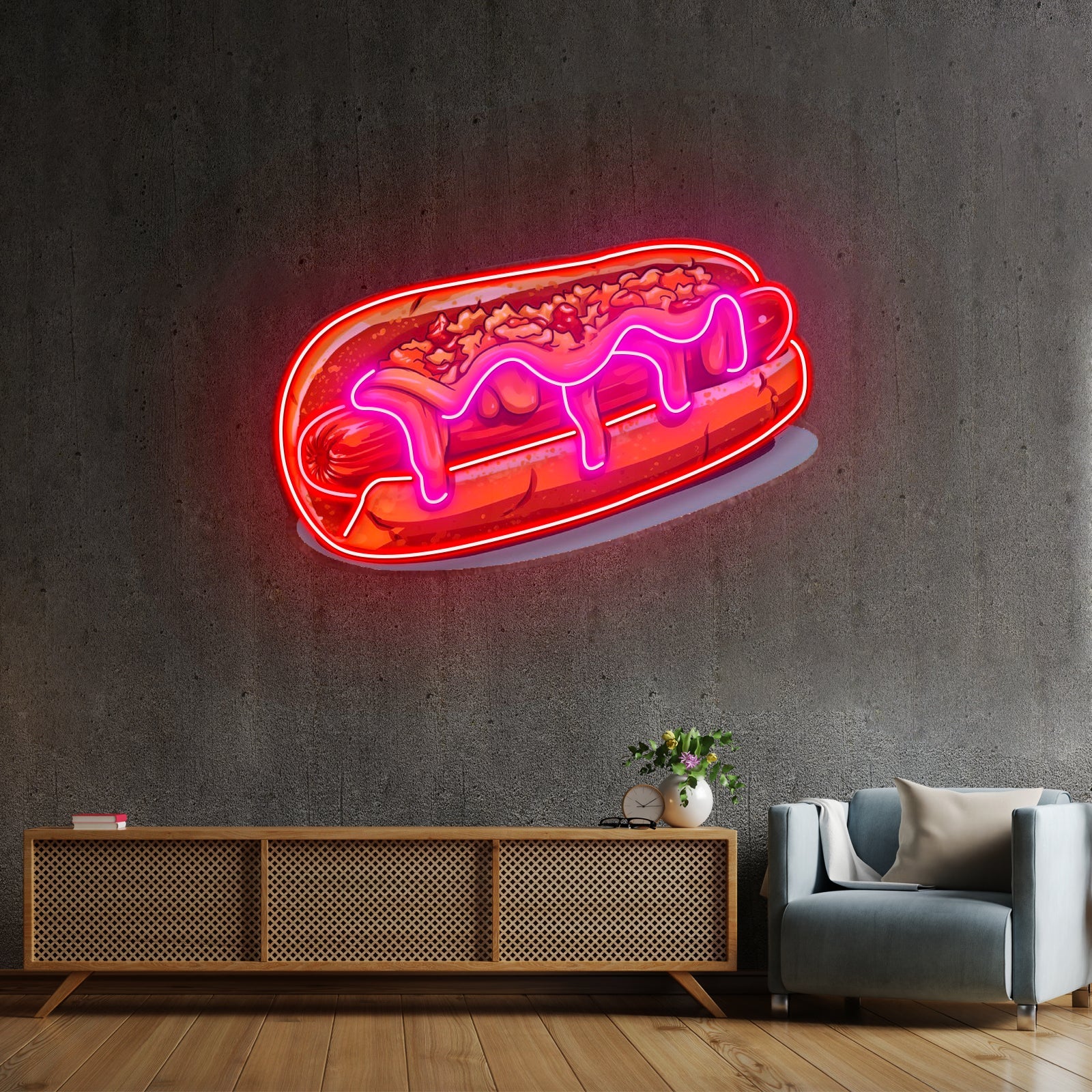 Chili Cheese Dog Led Neon Sign Light Custom Led Signs - Shineneon