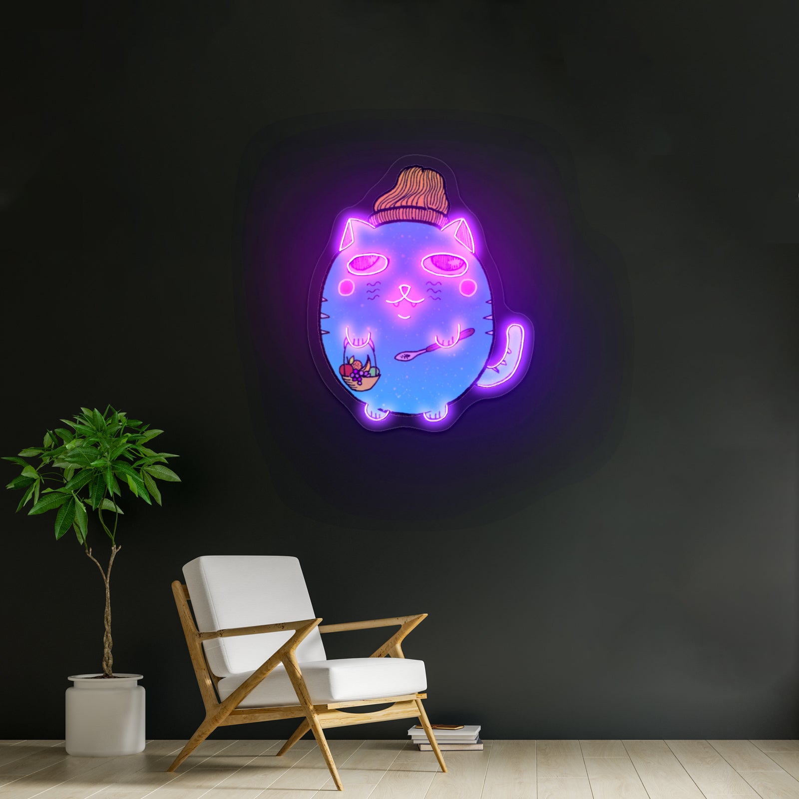 Chill Cat Funny Led Neon Signs