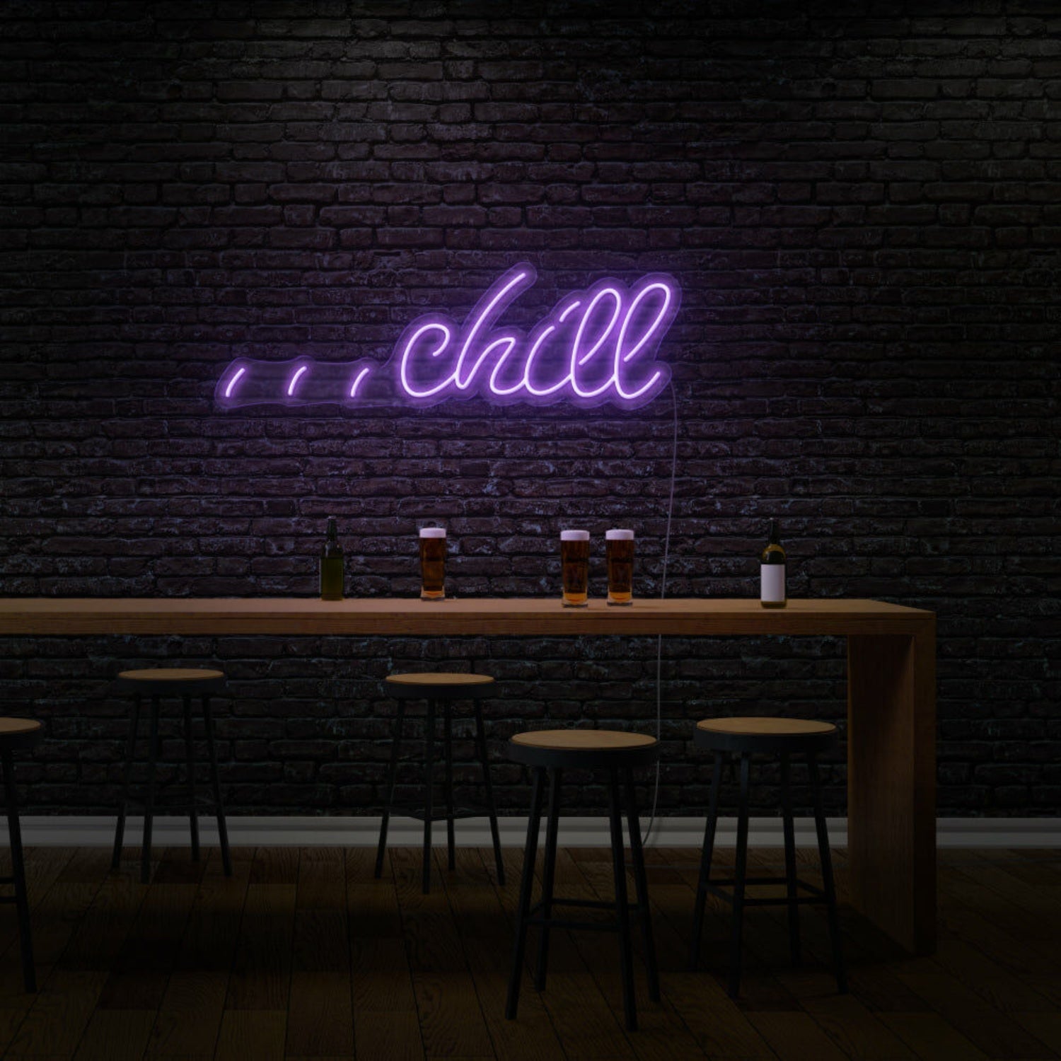 Chill Custom Neon Relax And Unwind In Light - Shineneon