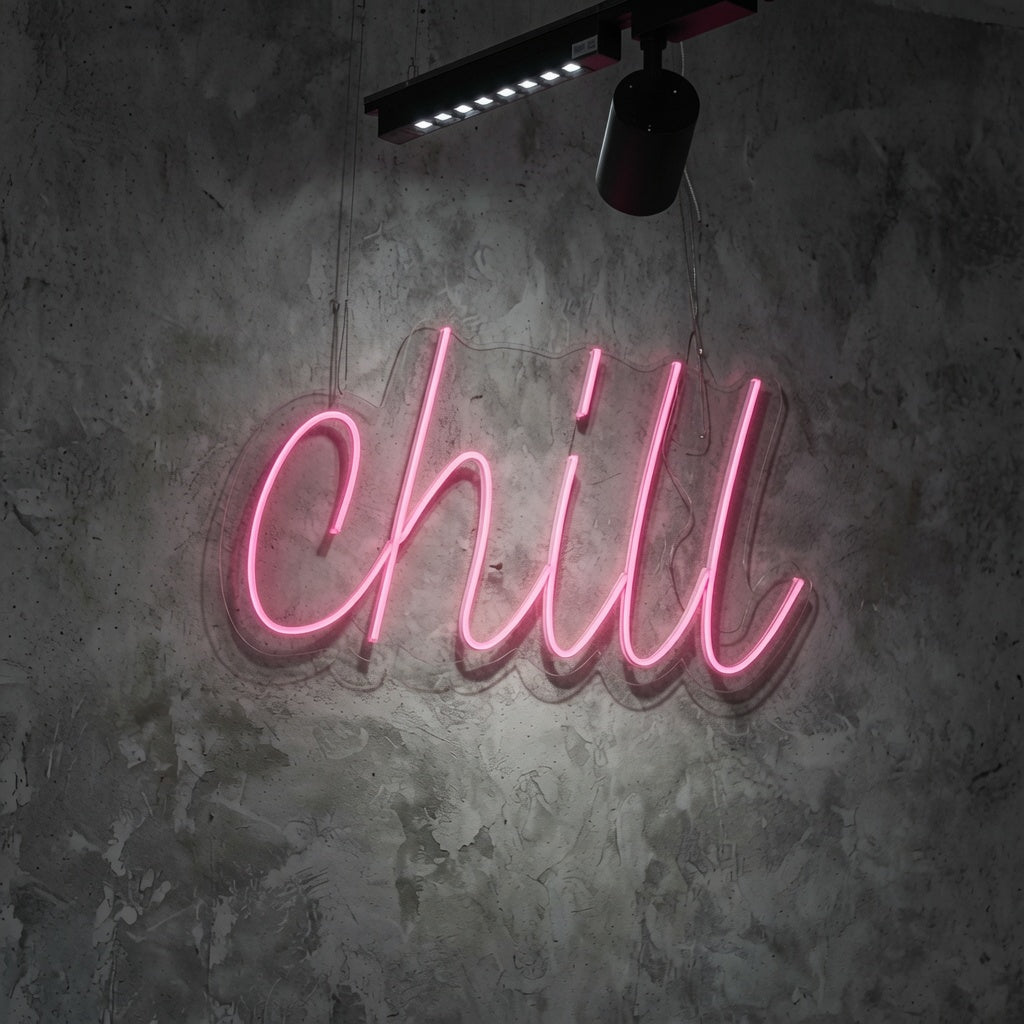 Chill LED Neon Sign Wall Decor - 02 High-Converting Product Image