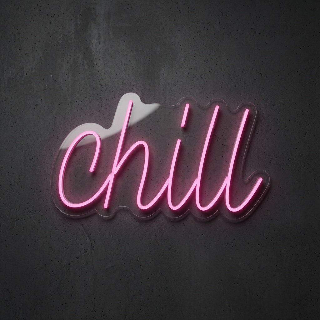 Chill LED Neon Sign Wall Neon Sign - 02 High-Converting Product Image