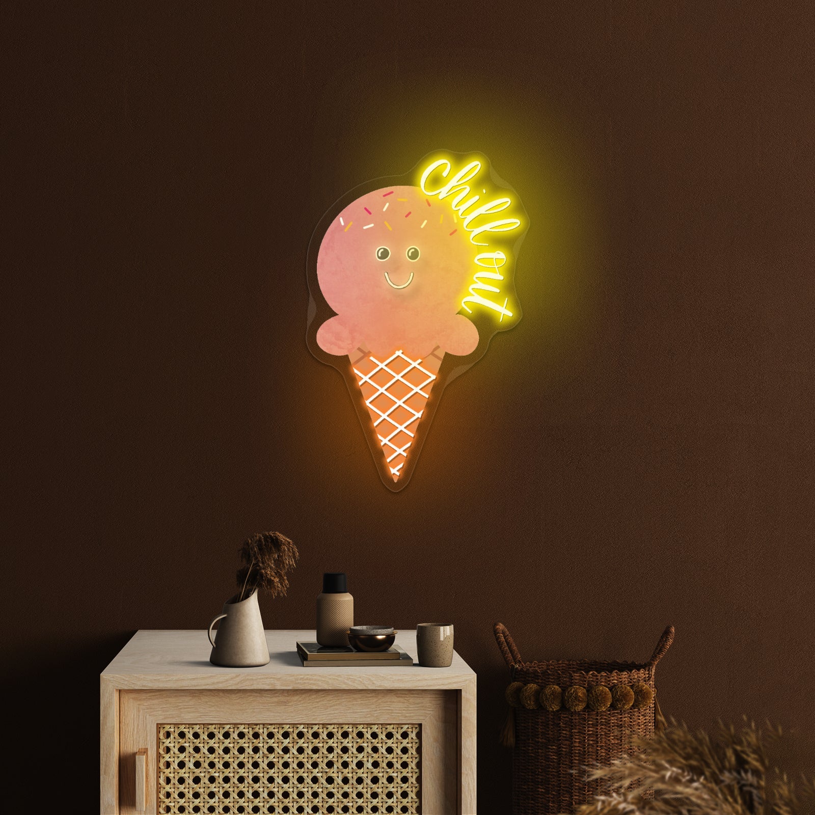 Chill Out Ice Cream Neon Signs - Shineneon
