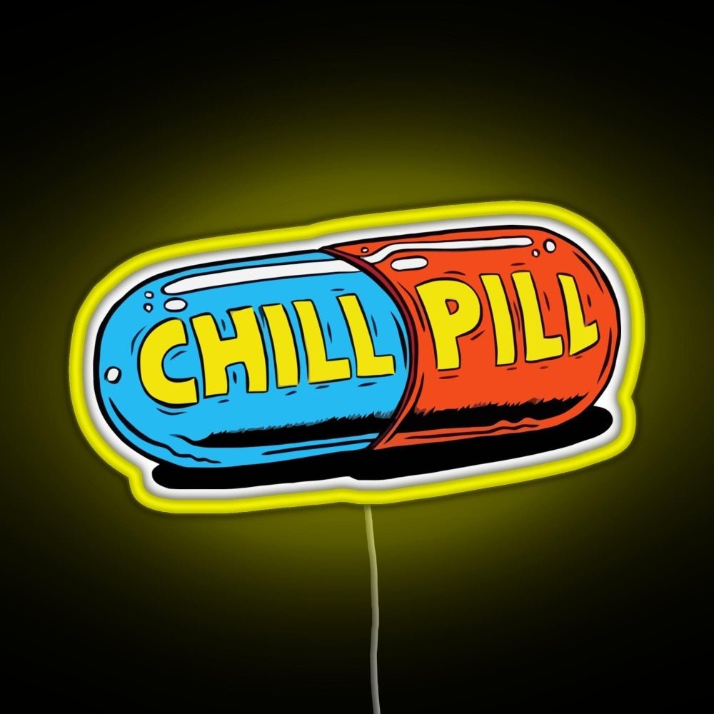 Chill Pill Rgb Neon Sign - Shineneon