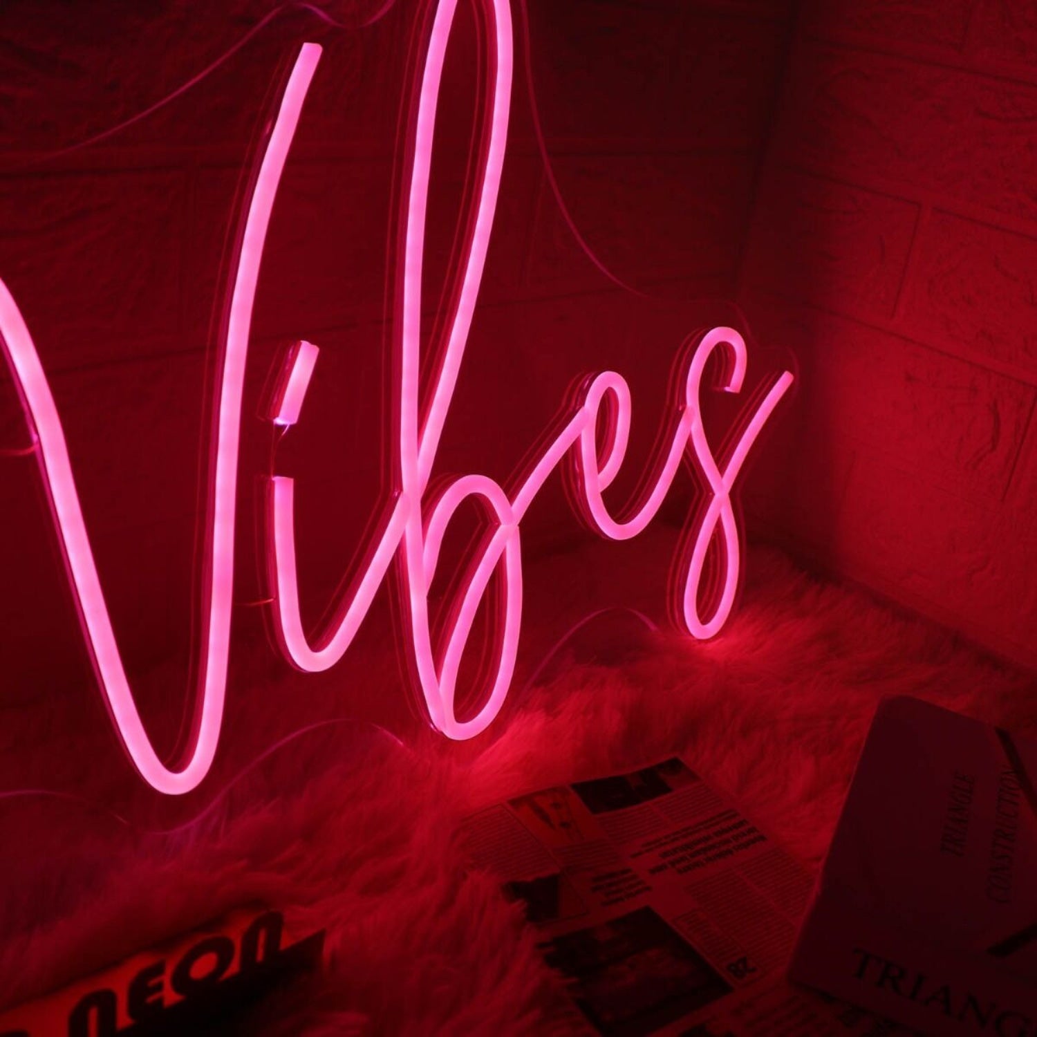Chill Vibes Red Custom Led Neon Sign | Shineneon
