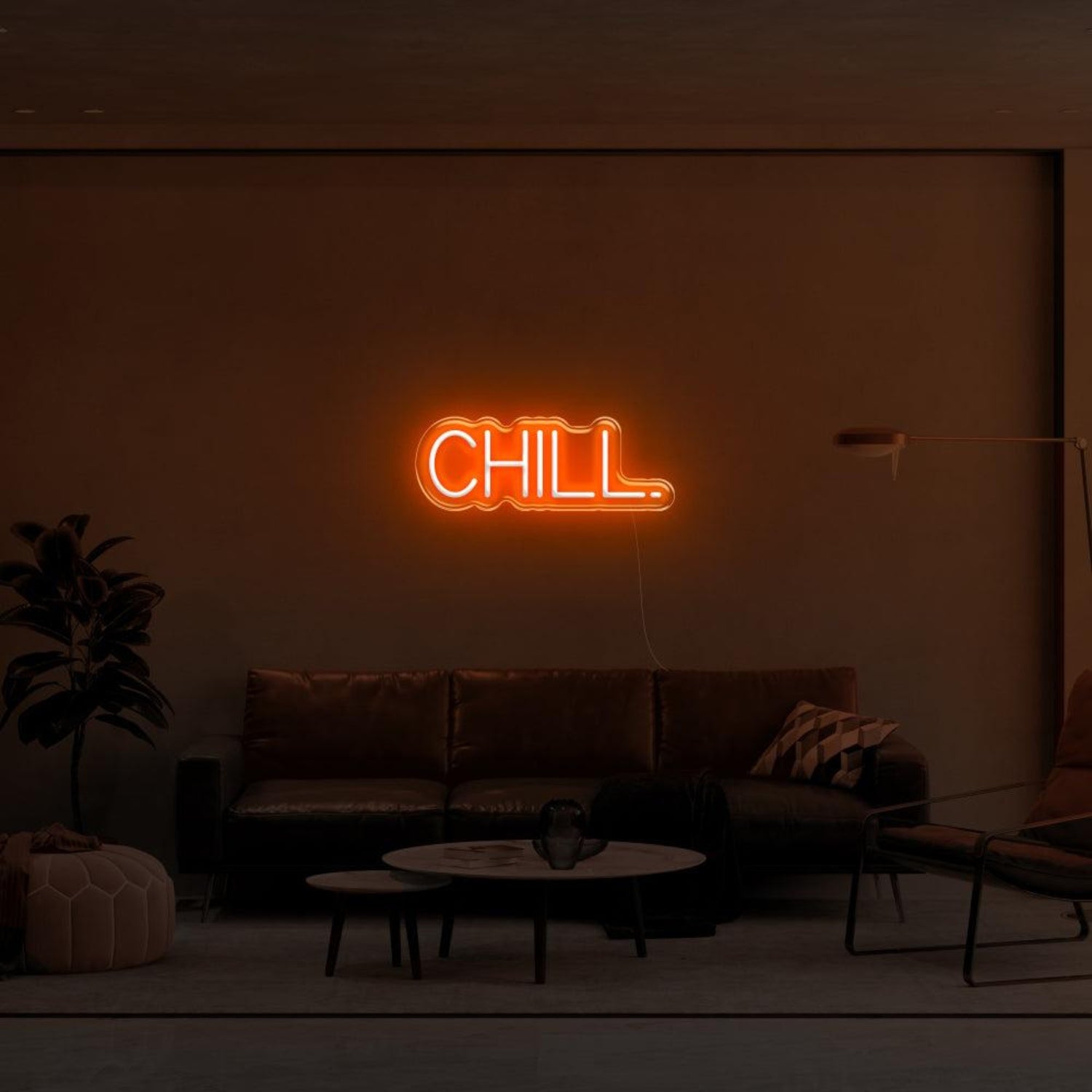 Chill Warm-Toned Led Neon Sign For Modern Living Room Ambiance | Shineneon