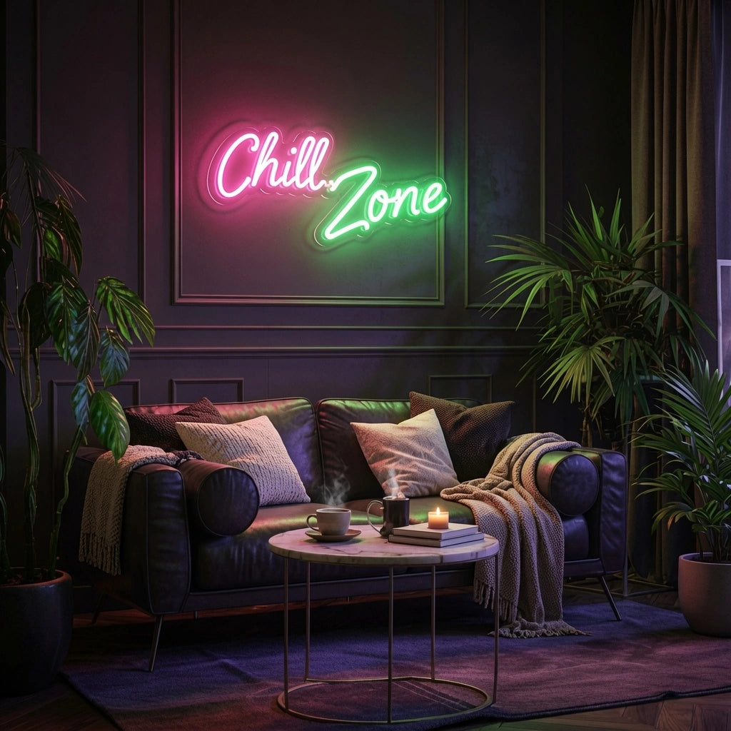 Chill Zone LED Neon Sign - 02 High-Converting Product Image