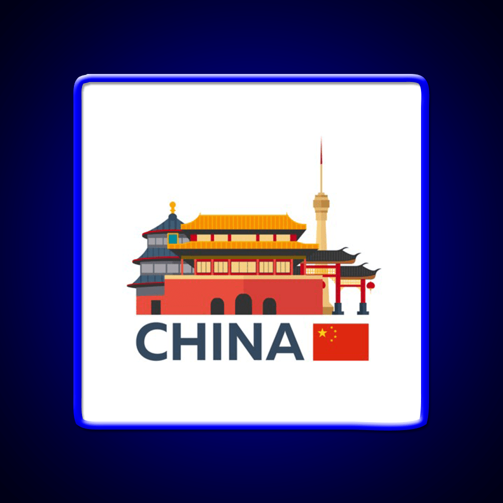 China Beijing Skyline Led Neon Sign Chinese Food Rgb Color - Shineneon