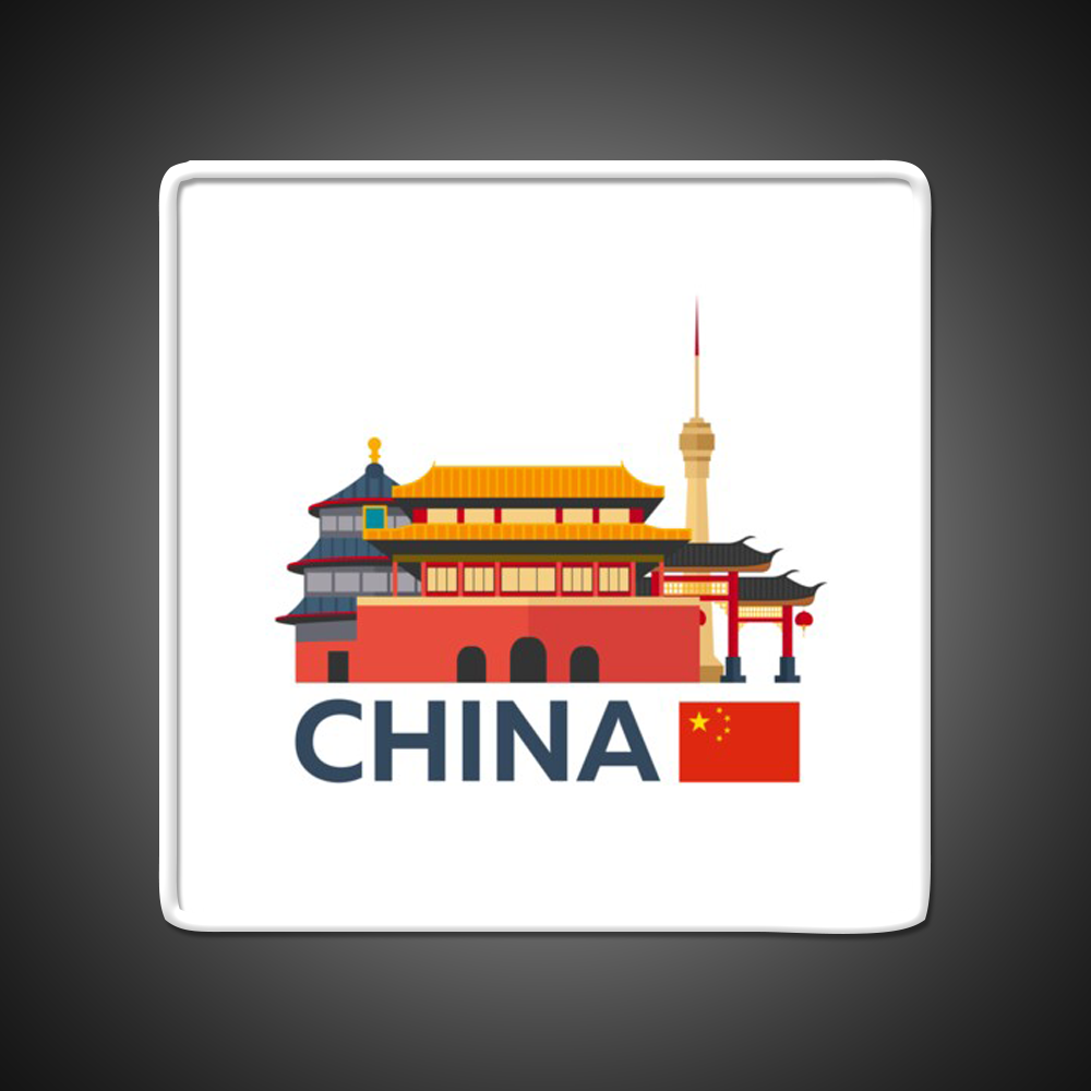 China Beijing Skyline Led Neon Sign Chinese Food Rgb Color