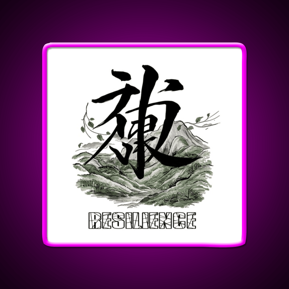 China Mandarin Symbol Asian Cultural Led Neon Sign Rgb Color - Shineneon