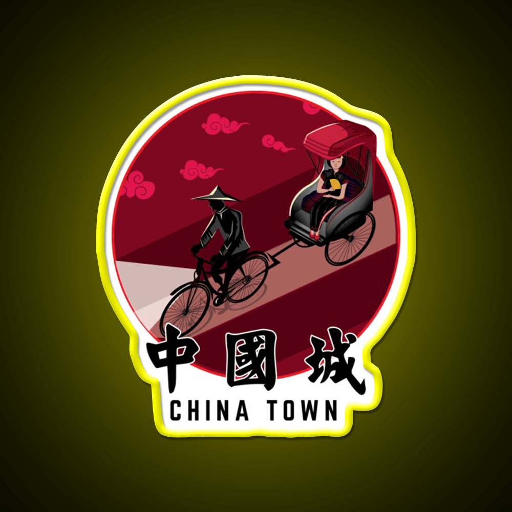 China Town Asian Cultural Led Neon Sign Rgb Color - Shineneon