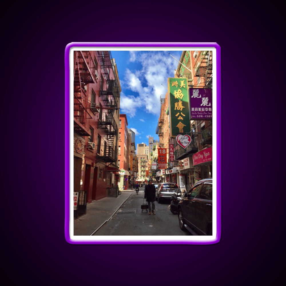 Chinatown Asian Cultural Led Neon Sign For Wall Decor Rgb Color - Shineneon