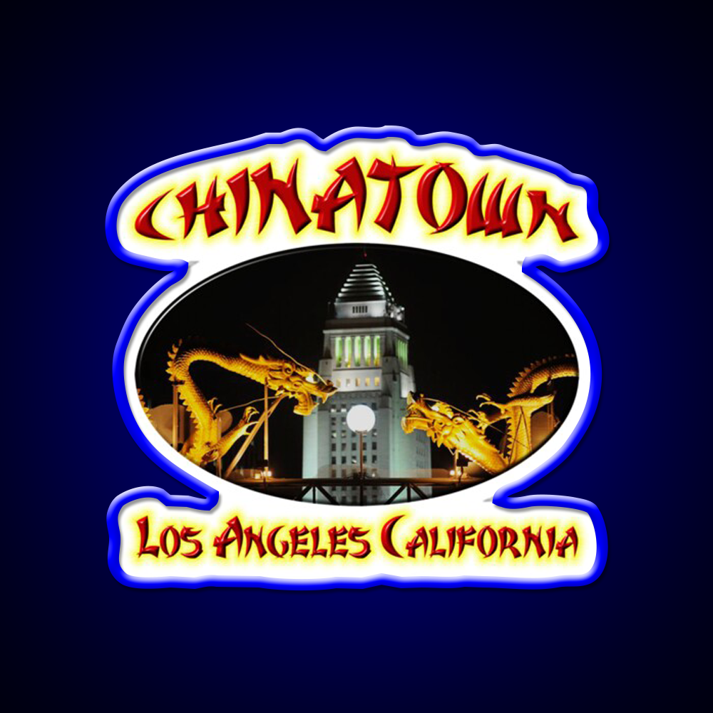 Chinatown Asian Cultural Led Neon Sign Living Room Wall Art Rgb Color