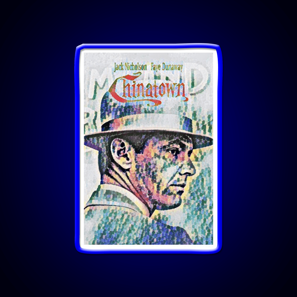 Chinatown By Roman Polanski Movie Poster Asian Cultural Led Neon Sign Rgb Color - Shineneon