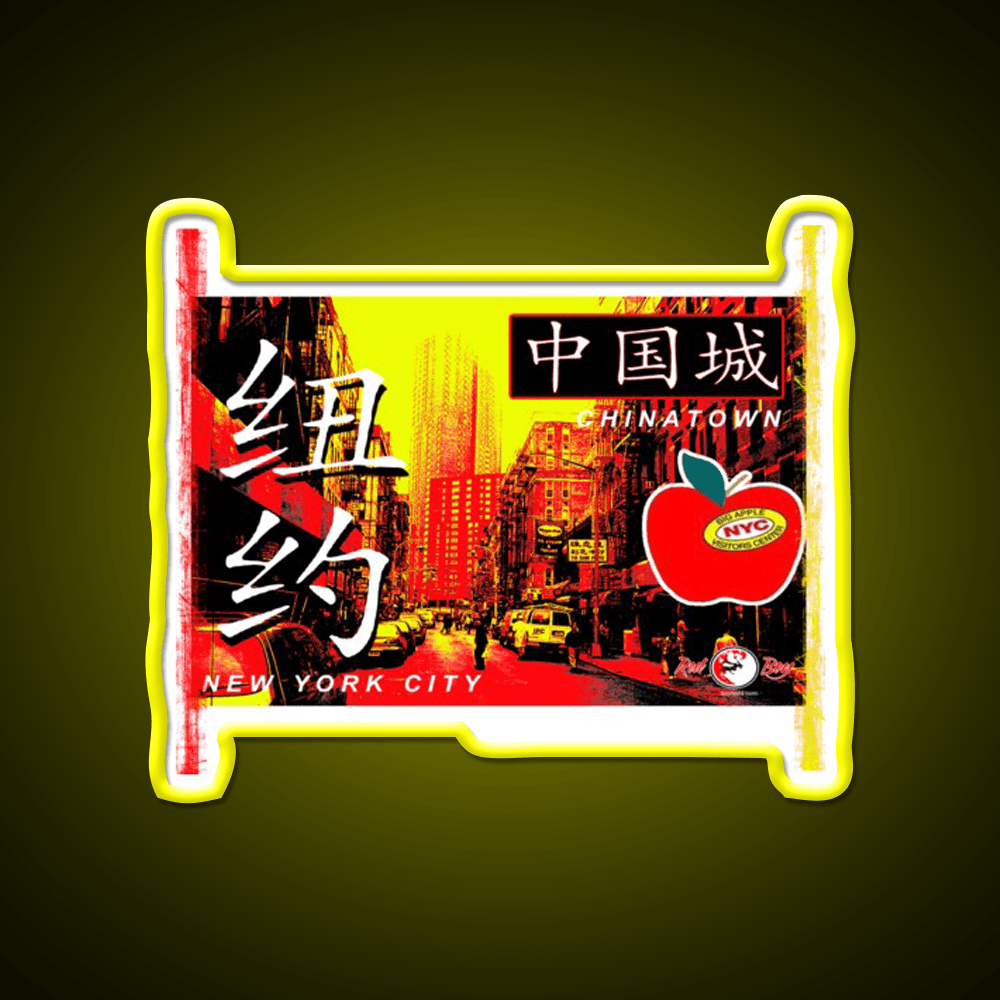 Chinatown In New York Asian Cultural Led Neon Sign Rgb Color - Shineneon