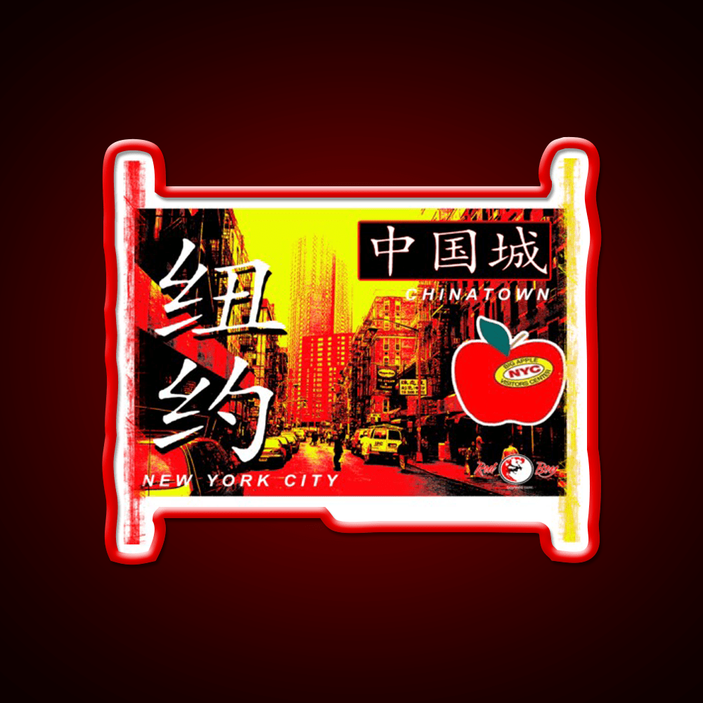 Chinatown In New York Asian Cultural Led Neon Sign Rgb Color - Shineneon