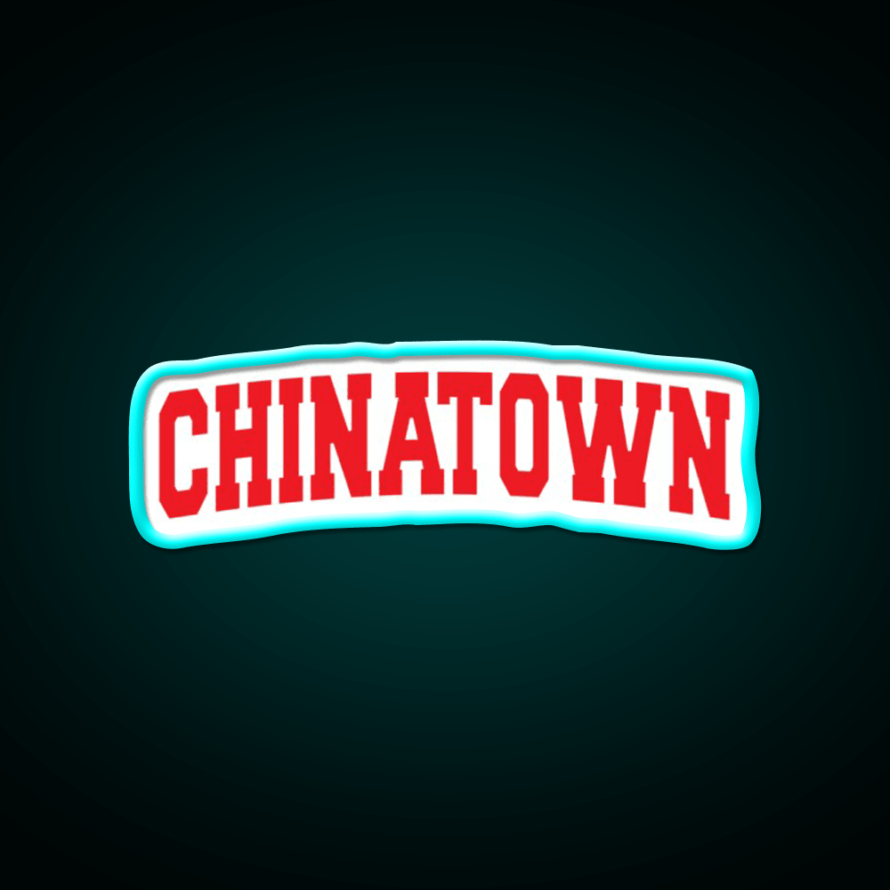 Chinatown Led Neon Sign Chinese Food Rgb Color - Shineneon