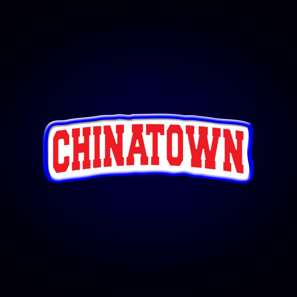 Chinatown Led Neon Sign Chinese Food Rgb Color - Shineneon