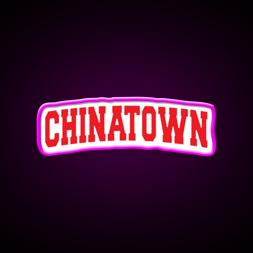Chinatown Led Neon Sign Chinese Food Rgb Color - Shineneon