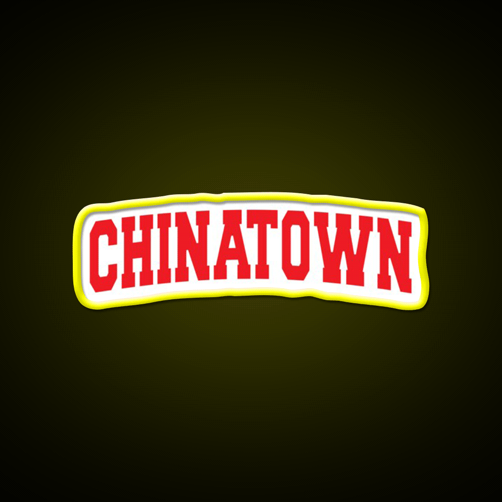 Chinatown Led Neon Sign Chinese Food Rgb Color