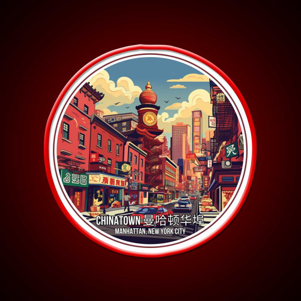 Chinatown Manhattan Nyc Asian Cultural Led Neon Sign Rgb Color - LED neon sign view 10