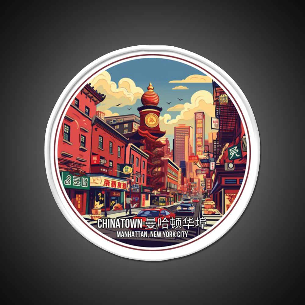 Chinatown Manhattan Nyc Asian Cultural Led Neon Sign Rgb Color - LED neon sign view 11
