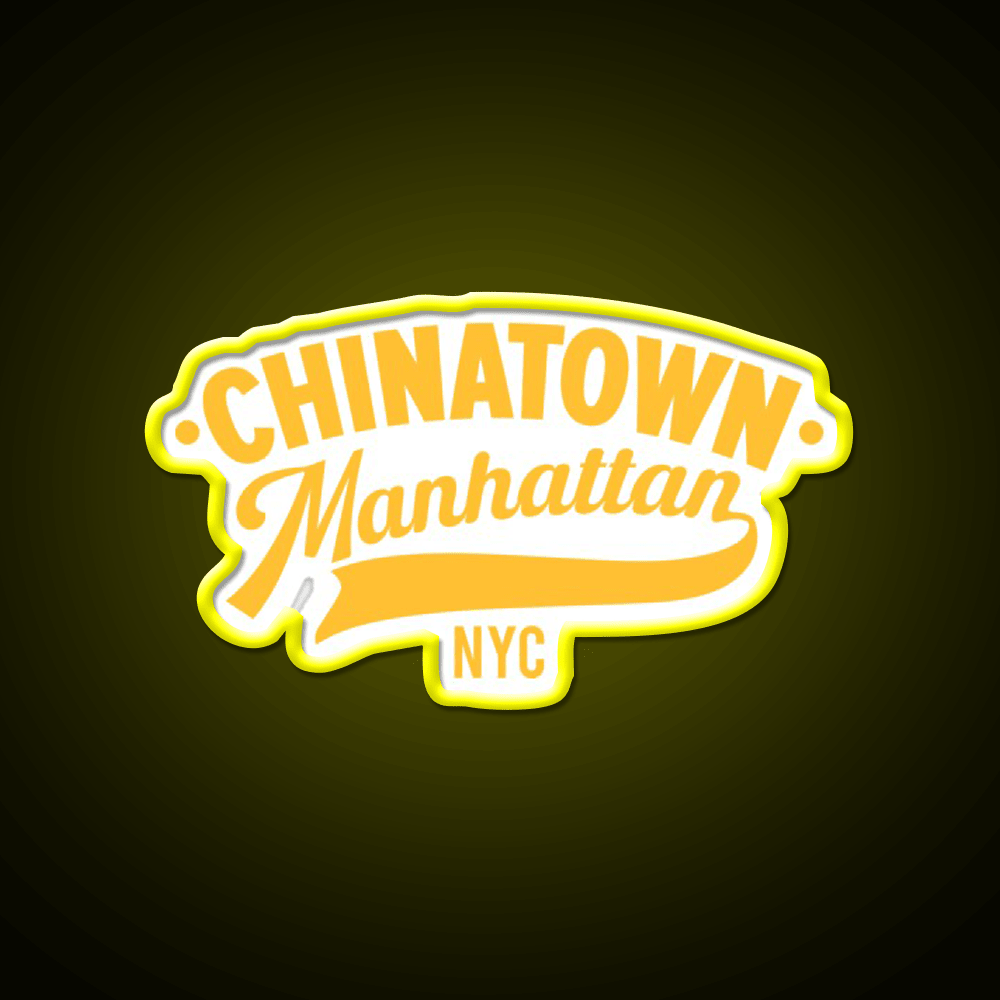 Chinatown Manhattan Where East Meets West Asian Cultural Led Neon Sign Rgb Color - Shineneon