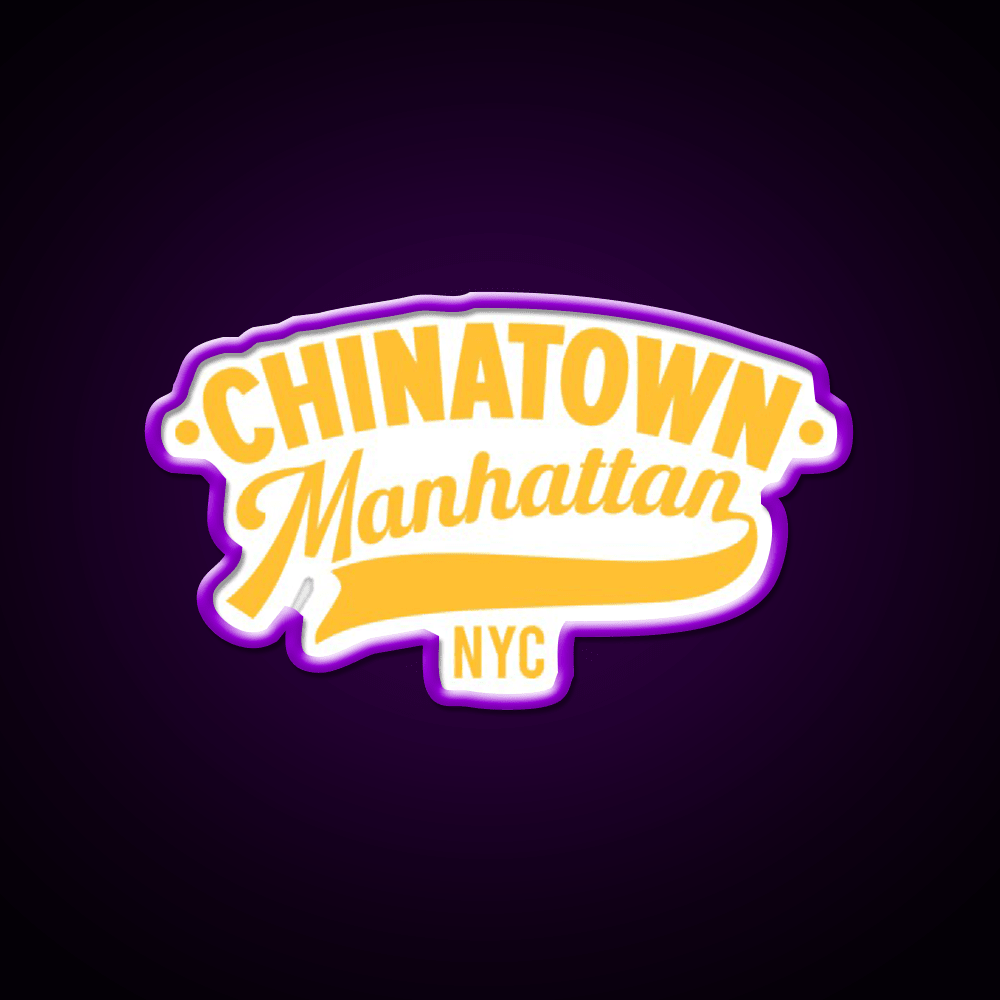 Chinatown Manhattan Where East Meets West Asian Cultural Led Neon Sign Rgb Color - Shineneon