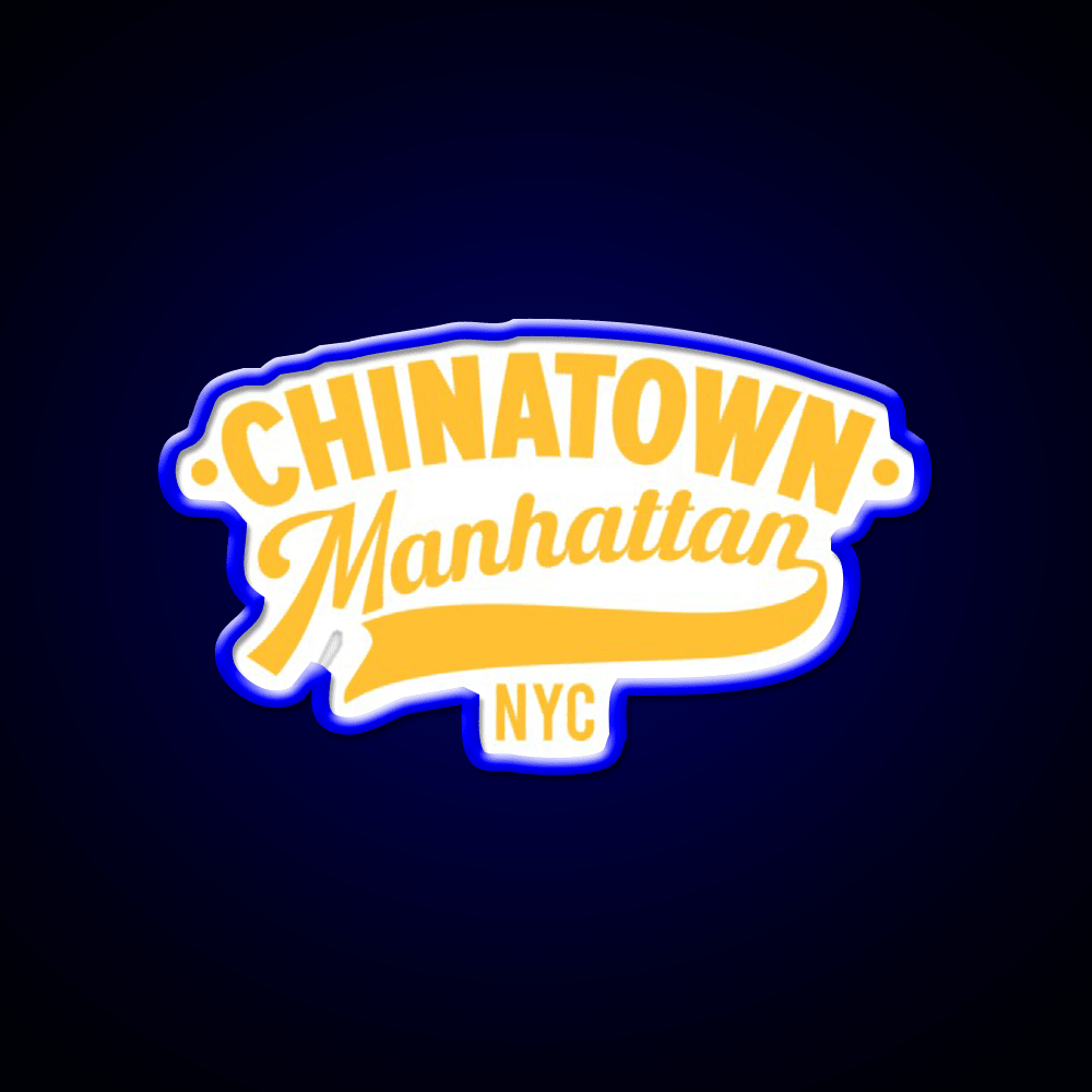 Chinatown Manhattan Where East Meets West Asian Cultural Led Neon Sign Rgb Color - Shineneon