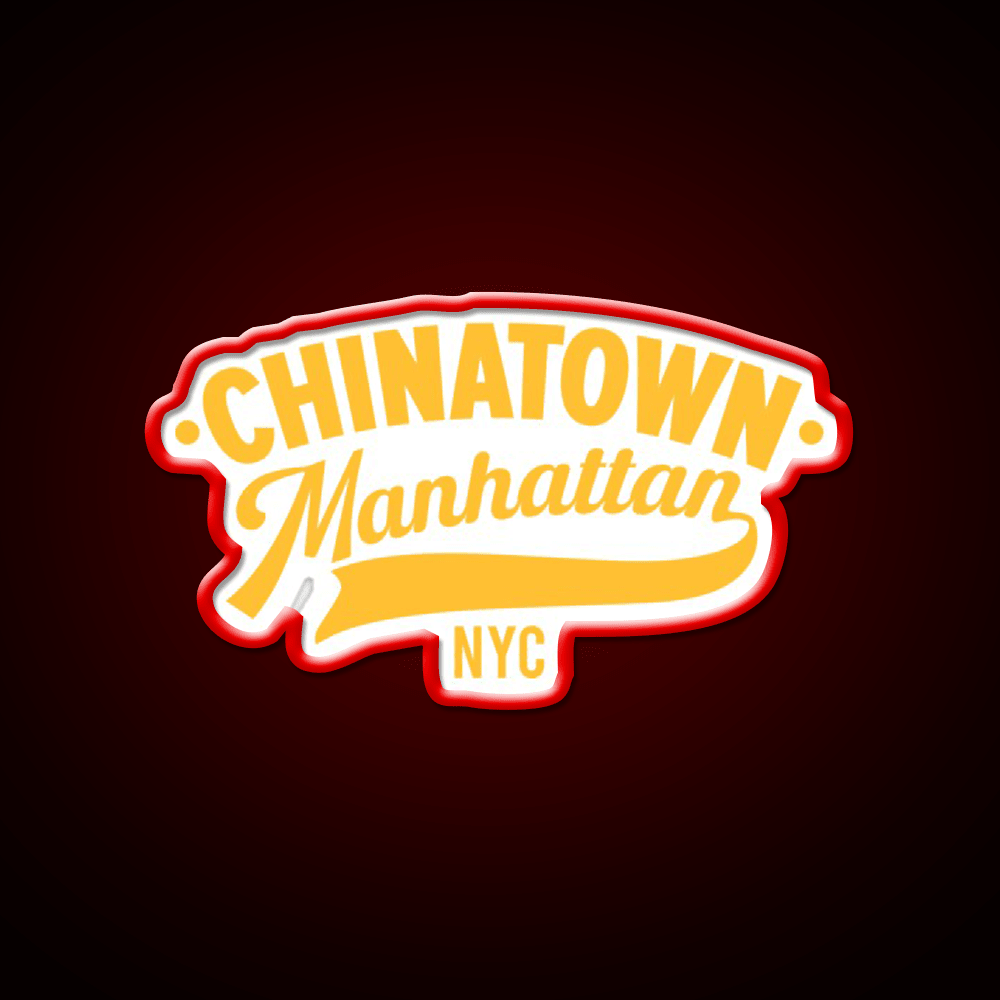 Chinatown Manhattan Where East Meets West Asian Cultural Led Neon Sign Rgb Color - Shineneon