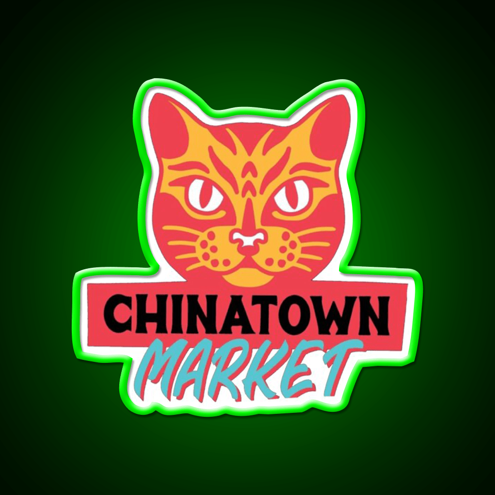 Chinatown Market Asian Cultural Led Neon Sign Rgb Color - Shineneon