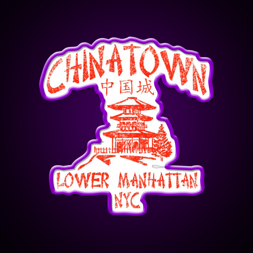 Chinatown Nyc Asian Cultural Led Neon Sign Rgb Color - Shineneon