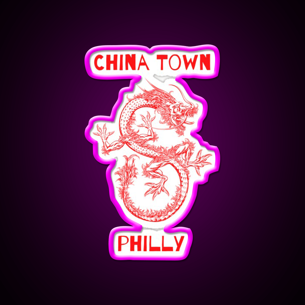 Chinatown Philly Asian Cultural Led Neon Sign Rgb Color - Shineneon